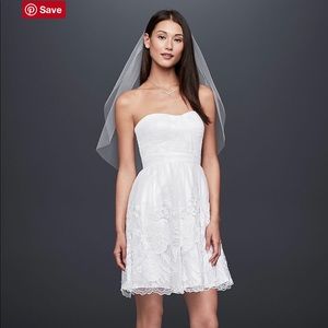 Short White Wedding Dress